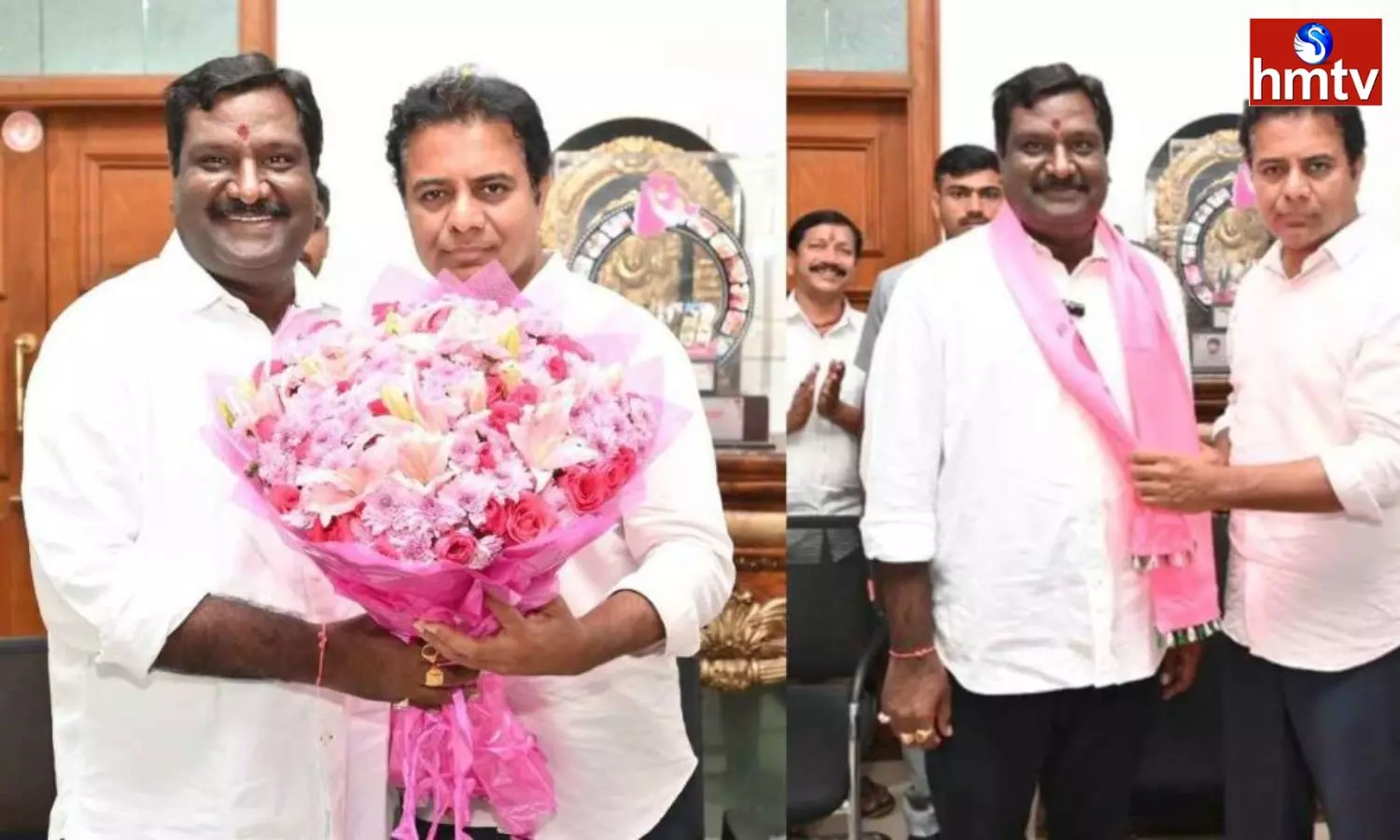 Congress Leader Nandikanti Sridhar Joined In Brs