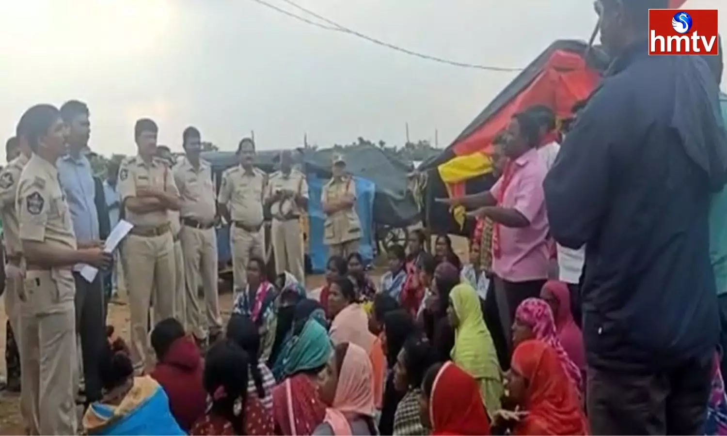 Tension in Koduru of Sathya Sai District Tension in Koduru of Sathya Sai District