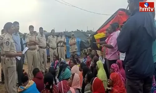 Tension in Koduru of Sathya Sai District Tension in Koduru of Sathya Sai District