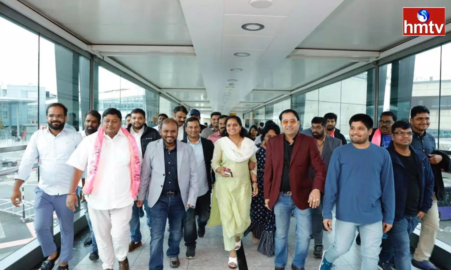 MLC Kavitha Reached in London