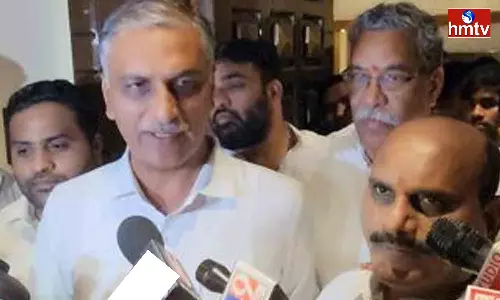 Telangana Minister Harish Rao Hit Out Congress