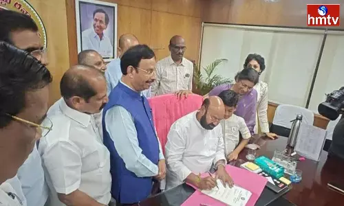 MLA Muthireddy Yadagiri Reddy Takes Charge As TSRTC Chairman
