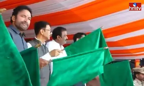 Kishan Reddy Started The Secunderabad To Kazipet Hadapsar Train