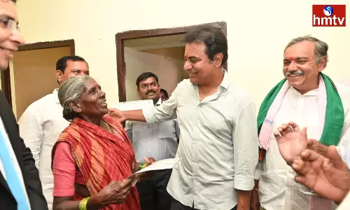 KTR Clarifies on KCRs Health After a Elderly Woman Expressed Concern