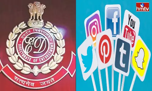 ED Special Focus On Telangana Social Media