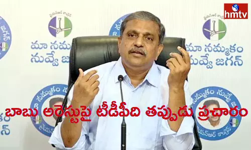 No Vengeance Against Naidu, Says Sajjala Ramakrishna Reddy