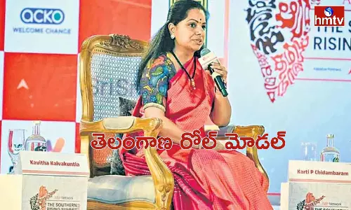 MLC Kavitha Participated In The Southern Rising Summit Organized In Chennai MLC Kavitha Participated In The Southern Rising Summit Organized In Chennai