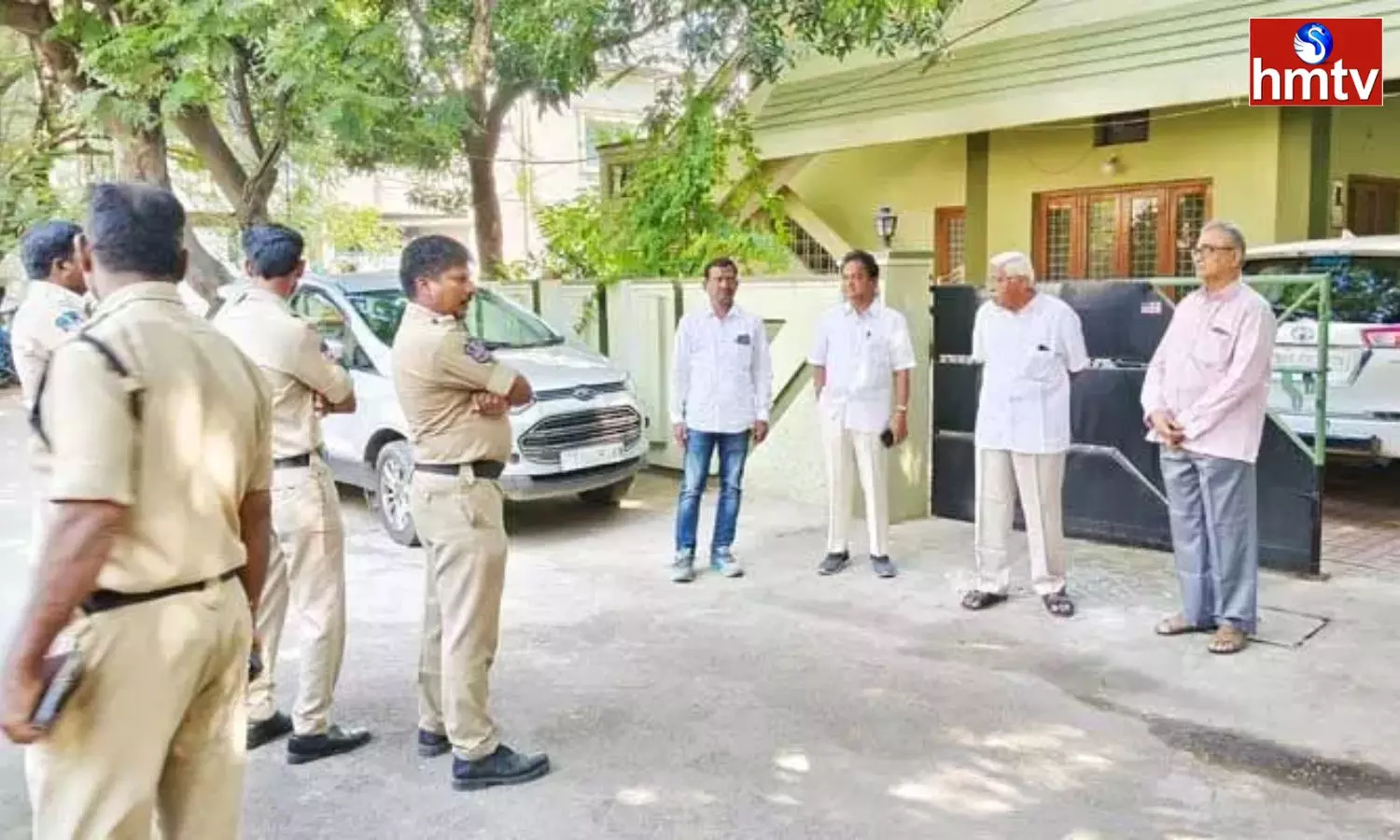 Professor Kodandaram House Arrest At Tarnaka
