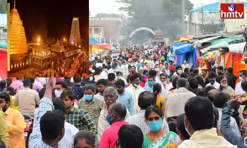 Increasing Number of devotees to Srisaila Mallanna Temple