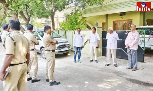 Professor Kodandaram House Arrest At Tarnaka