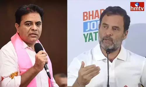 KTR Slams Rahul Gandhi