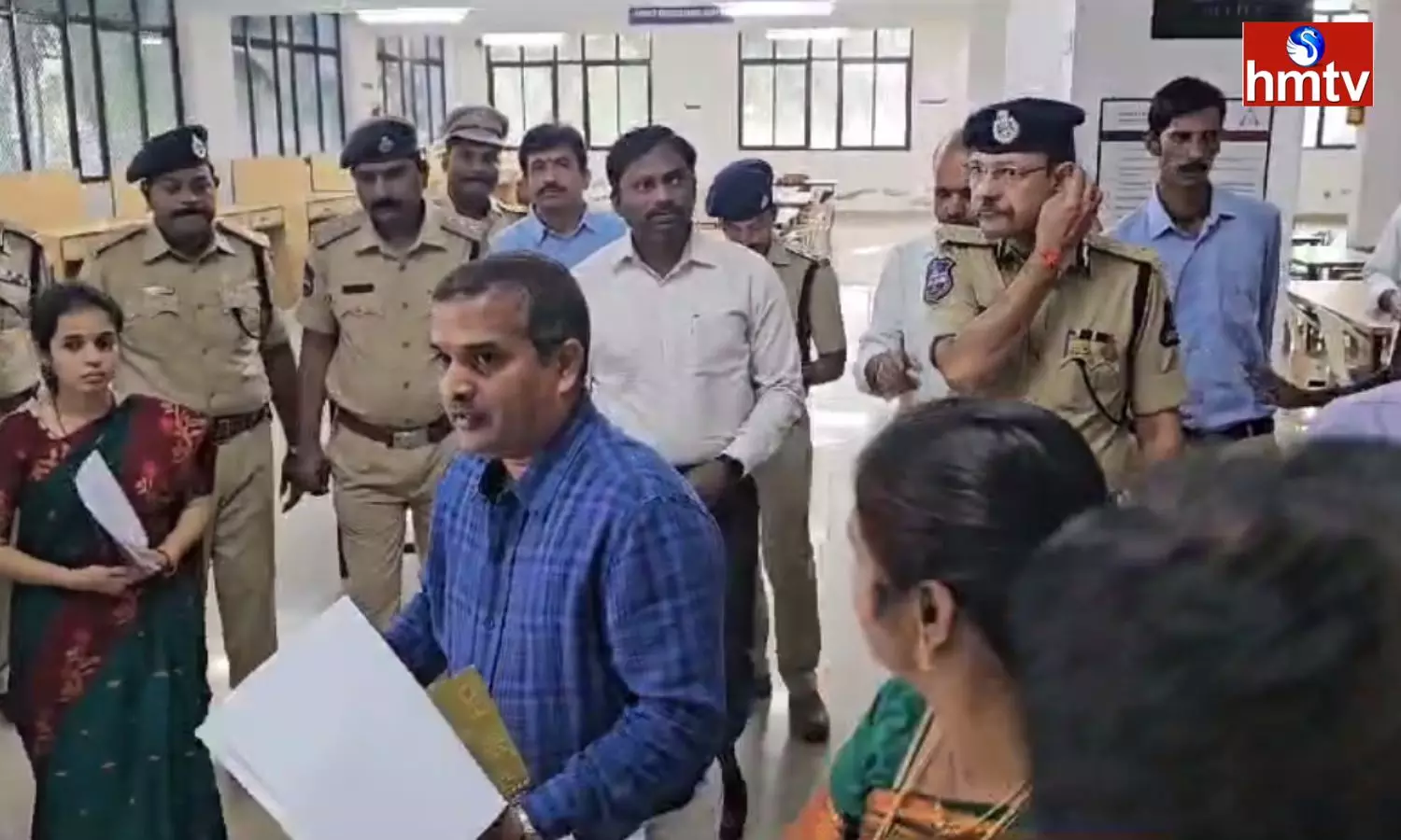 Officers Who Inspected The Arrangements At The Counting Centers