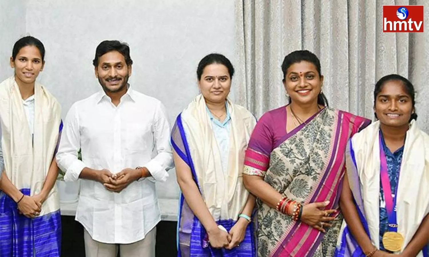 Asian Games Athletes Meet CM Jagan