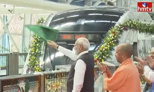 PM Modi Inaugurates Namo Bharat Indias 1st Regional Rapid Train