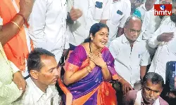 Nirmal BJP President Ramadevi is Emotional