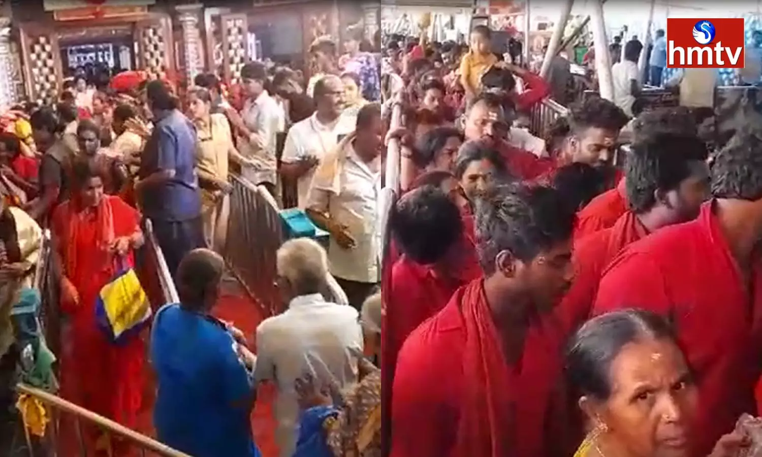 Huge Rush of Bhavani Devotees at Durga temple in Vijayawada