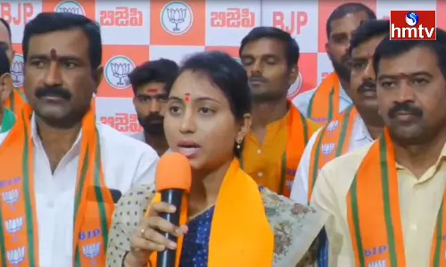 For The Development Of Telangana A Double Engine Government Should Come Says Boga Sravani For The Development Of Telangana A Double Engine Government Should Come Says Boga Sravani