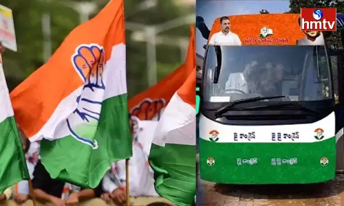 The Second Phase of T Congress Bus Yatra from Today The Second Phase of T Congress Bus Yatra from Today