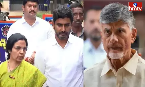 Family Members meet Chandrababu In Rajahmundry Central Jail Family Members meet Chandrababu In Rajahmundry Central Jail