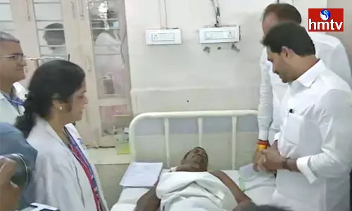 CM Jagan Visits Vizianagaram Railway Accident Victims