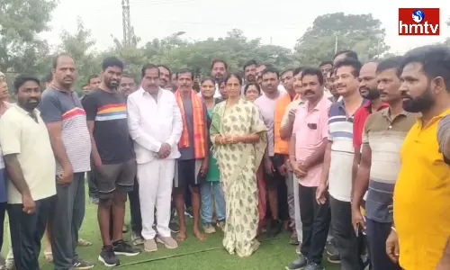 Sabitha Indra Reddy Campaign with Morning Walkers