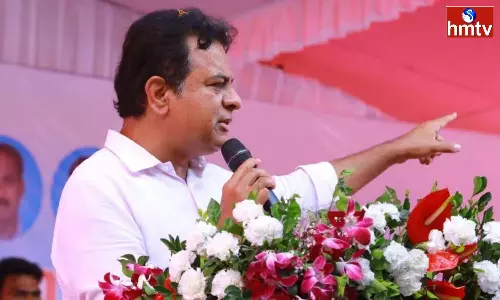 Every Household With A White Ration Card Rs. 5 Lakh Insurance Says KTR Every Household With A White Ration Card Rs. 5 Lakh Insurance Says KTR