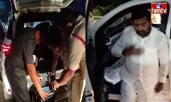 Inspection of Minister Jagadish Reddy Convoy Near Suryapet