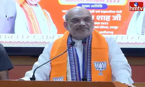 Amit Shah Said BJP is Not Against Caste Census Amit Shah Said BJP is Not Against Caste Census