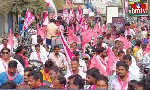 Bike Rally in Support of MLA Malla Reddy in Boduppal