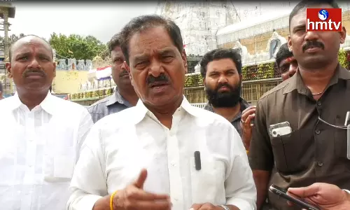 AP Deputy CM Narayana Swamy visited Tirumala Temple