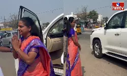 Election officials Inspected Kavitha Car