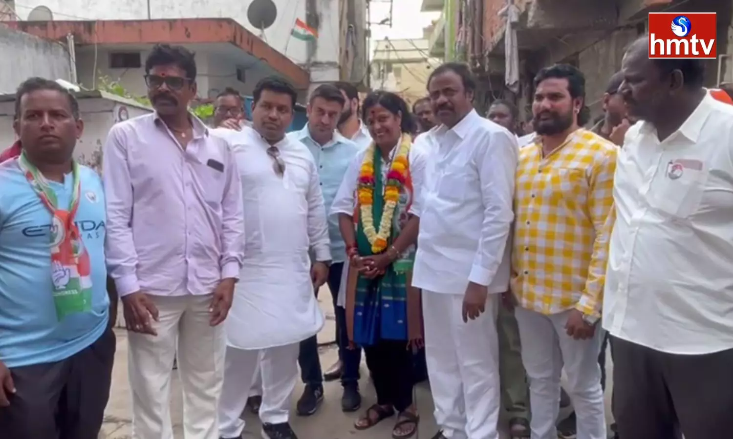 Congress Candidate Kota Neelima Campaigning In Balkampet Hyderabad