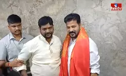 Congress Party Members Celebration Revanth Reddy Birthday At His Home