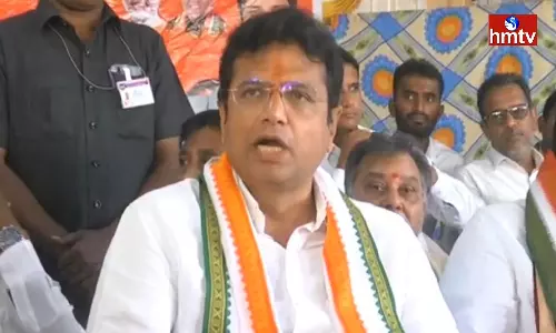 Congress Party Provided Free Electricity To Farmers  Says Sridhar Babu