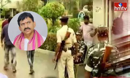IT Raids Over at Ponguleti Srinivasa Reddy House IT Raids Over at Ponguleti Srinivasa Reddy House