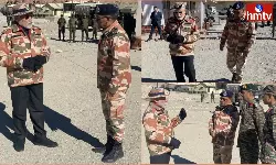 PM MODI CELEBRATES DIWALI WITH JAWANS PM MODI IN HPS LEPCHA TO CELEBRATE DIWALI WITH SECURITY FORCES