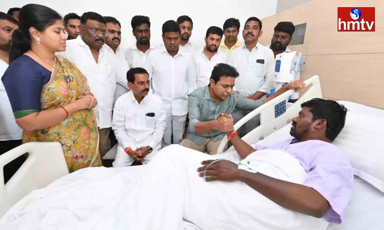 KTR Visited MLA Guvwala Balaraju