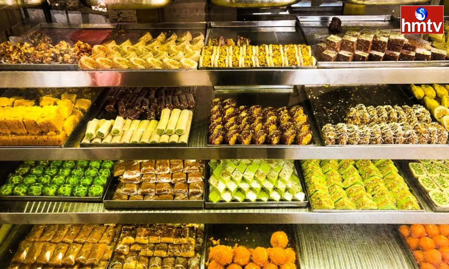 A Rush of Customers in a Sweets Shop During Diwali