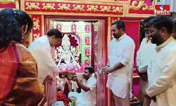 Minister Kishan Reddy visited Bhagyalakshmi Temple