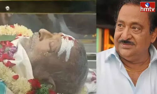 Senior Actor Chandra Mohan Last Rites Are Over Senior Actor Chandra Mohan Last Rites Are Over