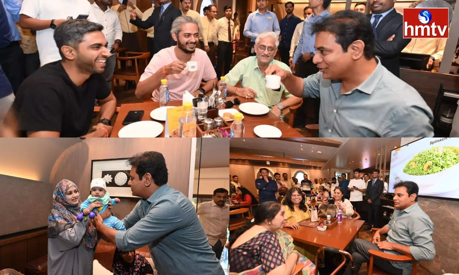 Minister KTR Visit In Niloufer Cafe Minister KTR Visit In Niloufer Cafe
