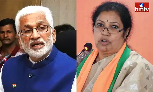 V Vijayasai Reddy Tweet On Daggubati Purandeswari