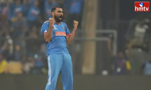 Mohammed Shami Takes 4th 5 Wicket Haul in World Cups to Set New Record Mohammed Shami Takes 4th 5 Wicket Haul in World Cups to Set New Record