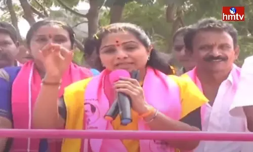 MLC Kavitha Comments On BJP And Congress MLC Kavitha Comments On BJP And Congress