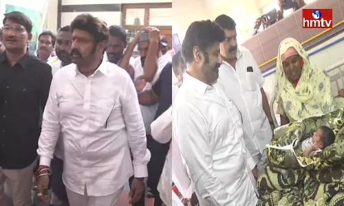 MLA Balakrishna visited Hindupur Government Hospital