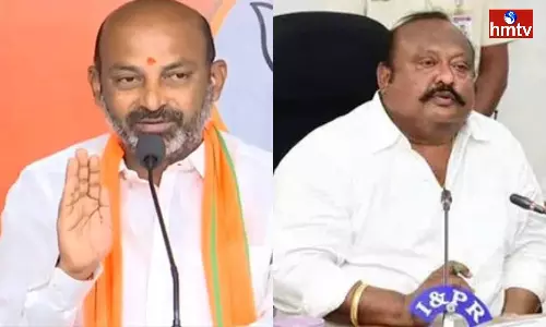 Bandi Sanjay Fire on Gangula Kamalakar Bandi Sanjay Fire on Gangula Kamalakar