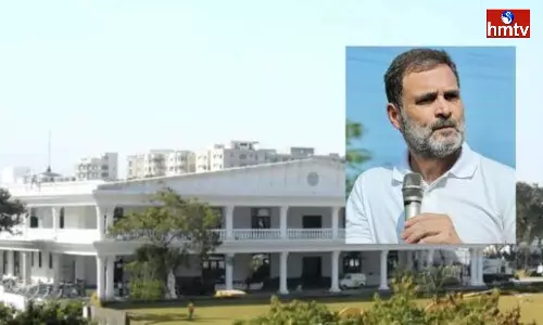 Congress Mp Rahul Gandhi Key Statement About Pragathi Bhavan Name Change Congress Mp Rahul Gandhi Key Statement About Pragathi Bhavan Name Change
