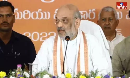 Amit Shah Comments On BRS and Congress Amit Shah Comments On BRS and Congress