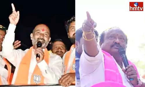 Bandi Sanjay Is An Open Challenge To Minister Gangula Kamalakar