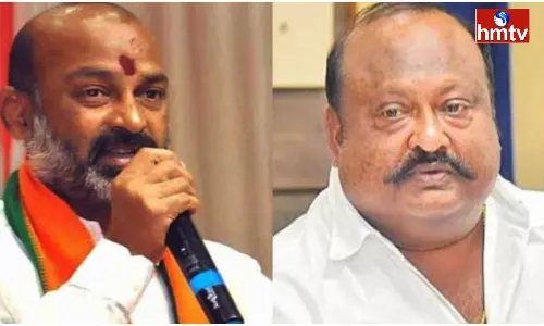 Bandi Sanjay Challenge to Gangula Kamalakar Bandi Sanjay Challenge to Gangula Kamalakar